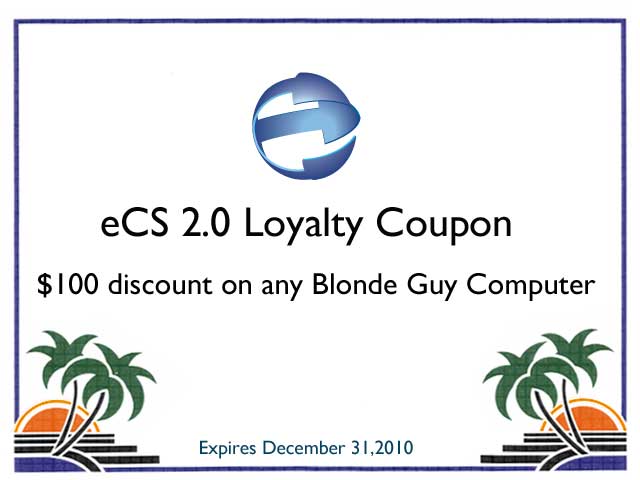 eCS 2.0 Loyalty Coupon
